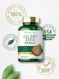 Carlyle Celery Seed Capsules 175g on a wooden surface