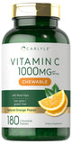 Carlyle Chewable Vitamin C 1000mg orange flavour front view