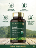 Carlyle Chlorella Tablets 250mg close-up of tablets