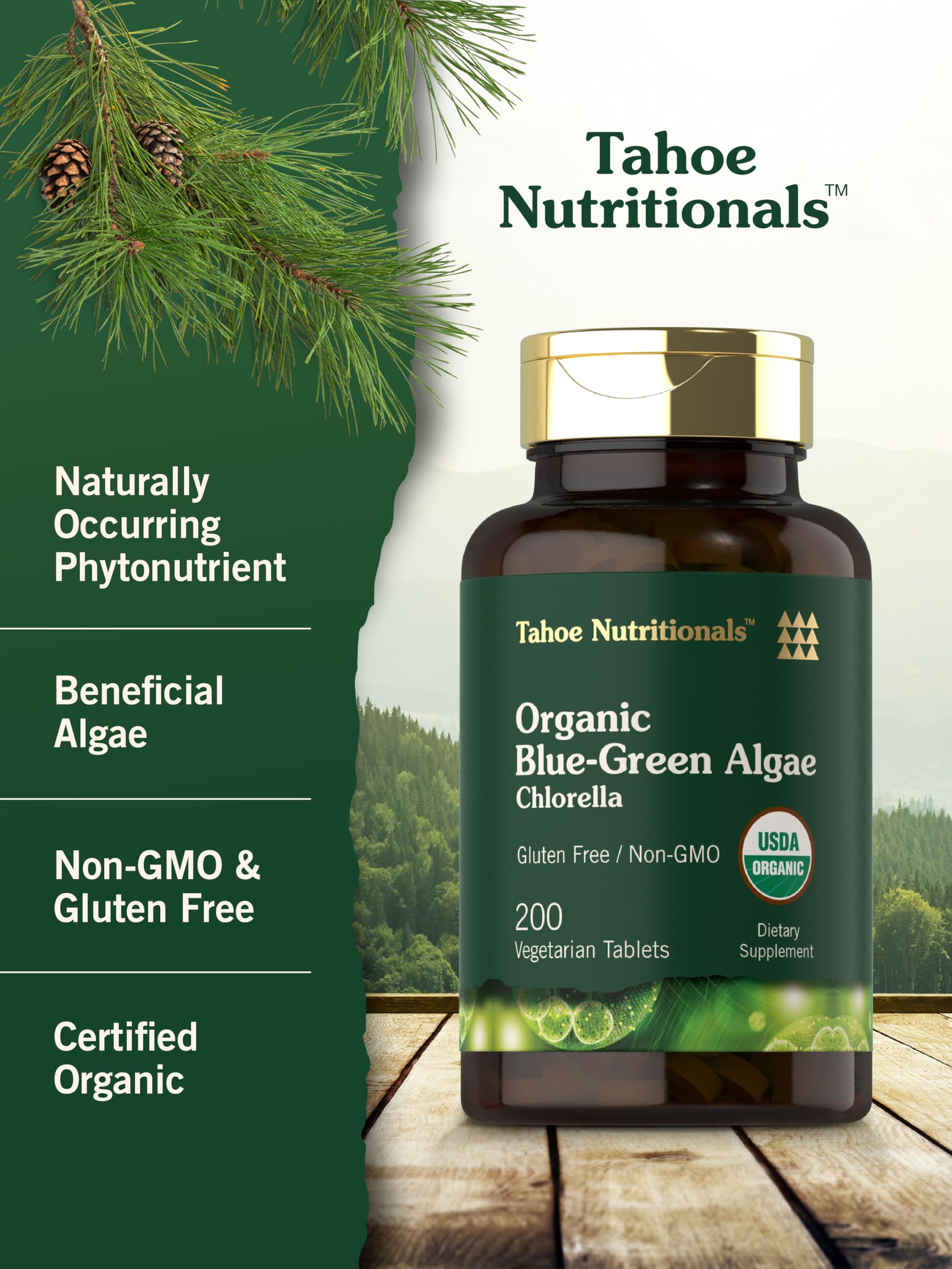 Carlyle Chlorella Tablets 250mg packaging