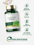 Carlyle Cissus Leaf Capsules 1000mg lifestyle scene with glass of water