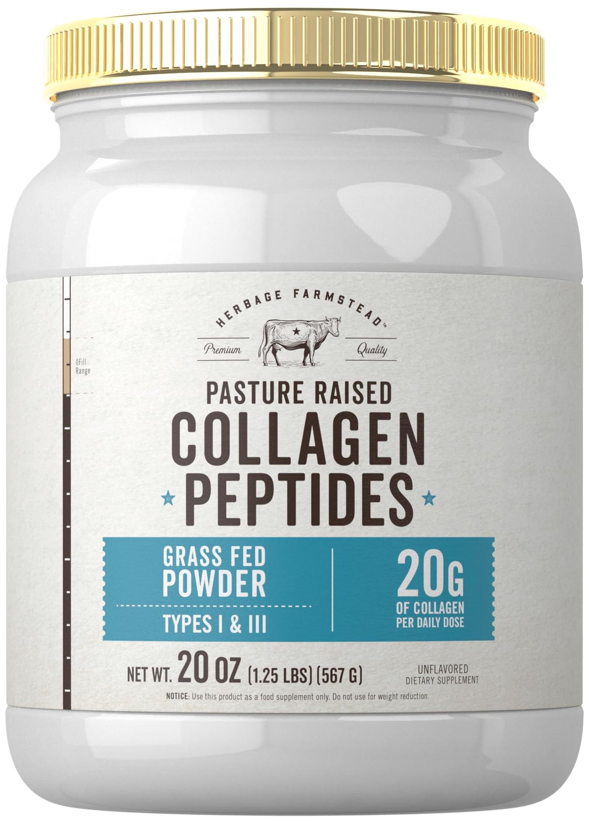Carlyle Collagen Peptides Powder 320g front view
