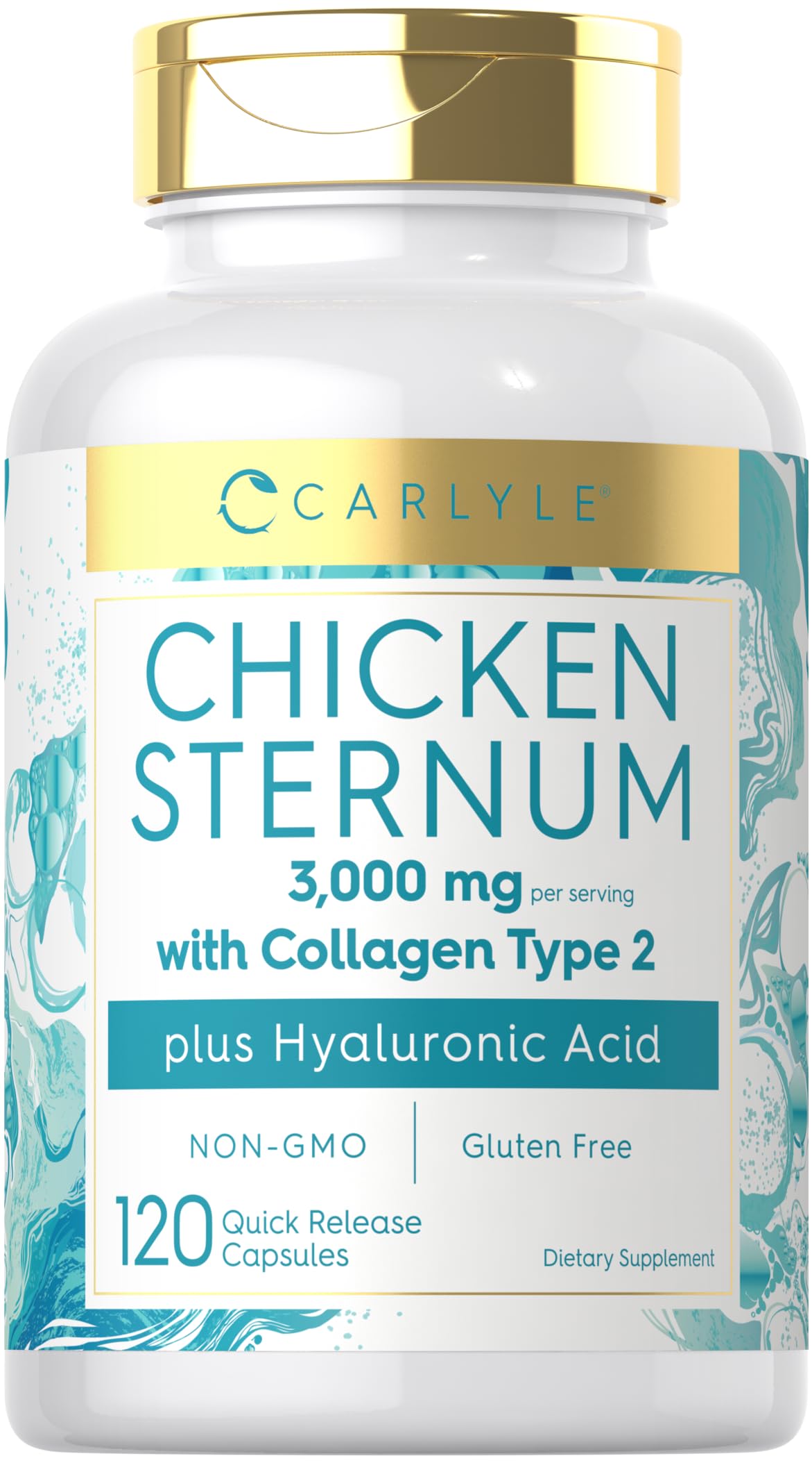 Carlyle Collagen Type 2 Capsules front view with label