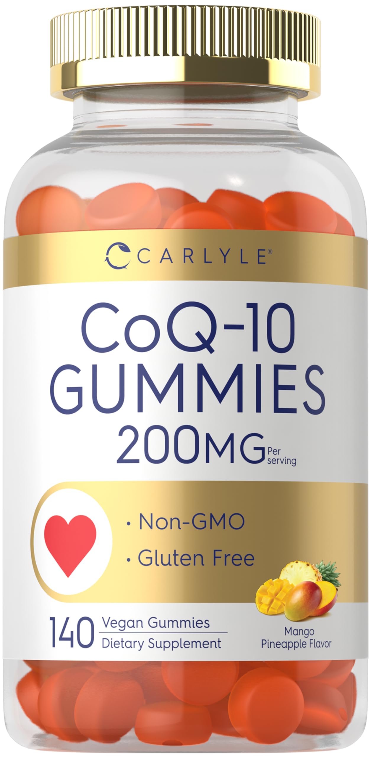 Carlyle CoQ-10 Gummies 200mg front view packaging