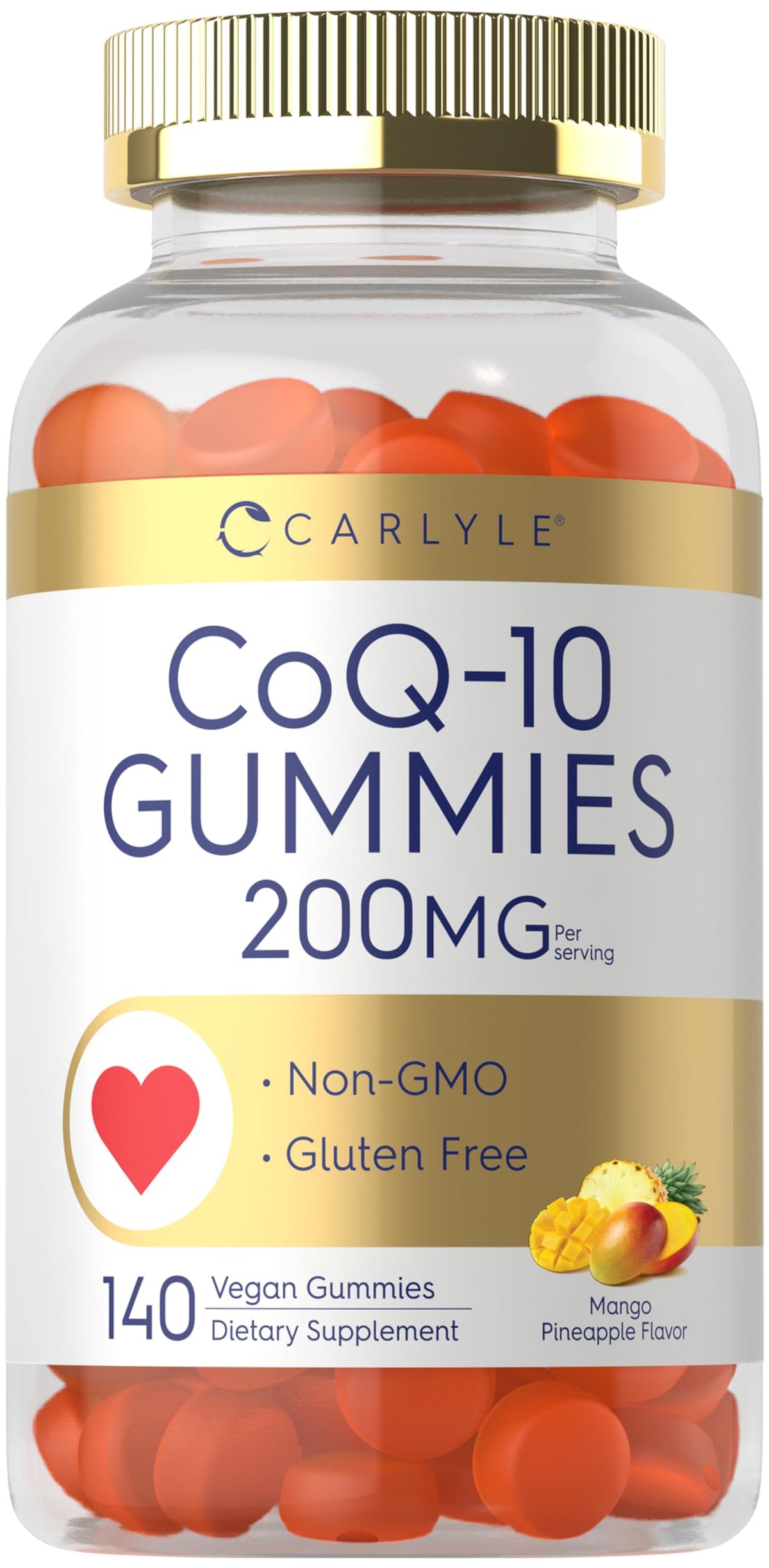 Carlyle CoQ-10 Gummies 200mg front view packaging
