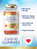 Carlyle CoQ-10 Gummies 200mg side view packaging