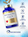 Carlyle CoQ10 1420mg supplement bottle back view