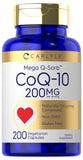 Carlyle CoQ10 Mega Q-Sorb 200mg 60 capsules front view