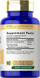 Carlyle CoQ10 Mega Q-Sorb 400mg vegetarian capsules side view