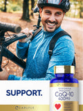 Carlyle CoQ10 Mega Q-Sorb 400mg vegetarian capsules with ingredients list