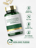Carlyle Cordyceps CS-4 Mushroom Extract back view with ingredient list