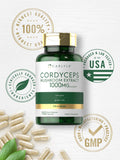 Carlyle Cordyceps CS-4 Mushroom Extract in hand for scale