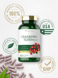 Carlyle Cranberry Fruit Extract 500mg capsules with fresh cranberries