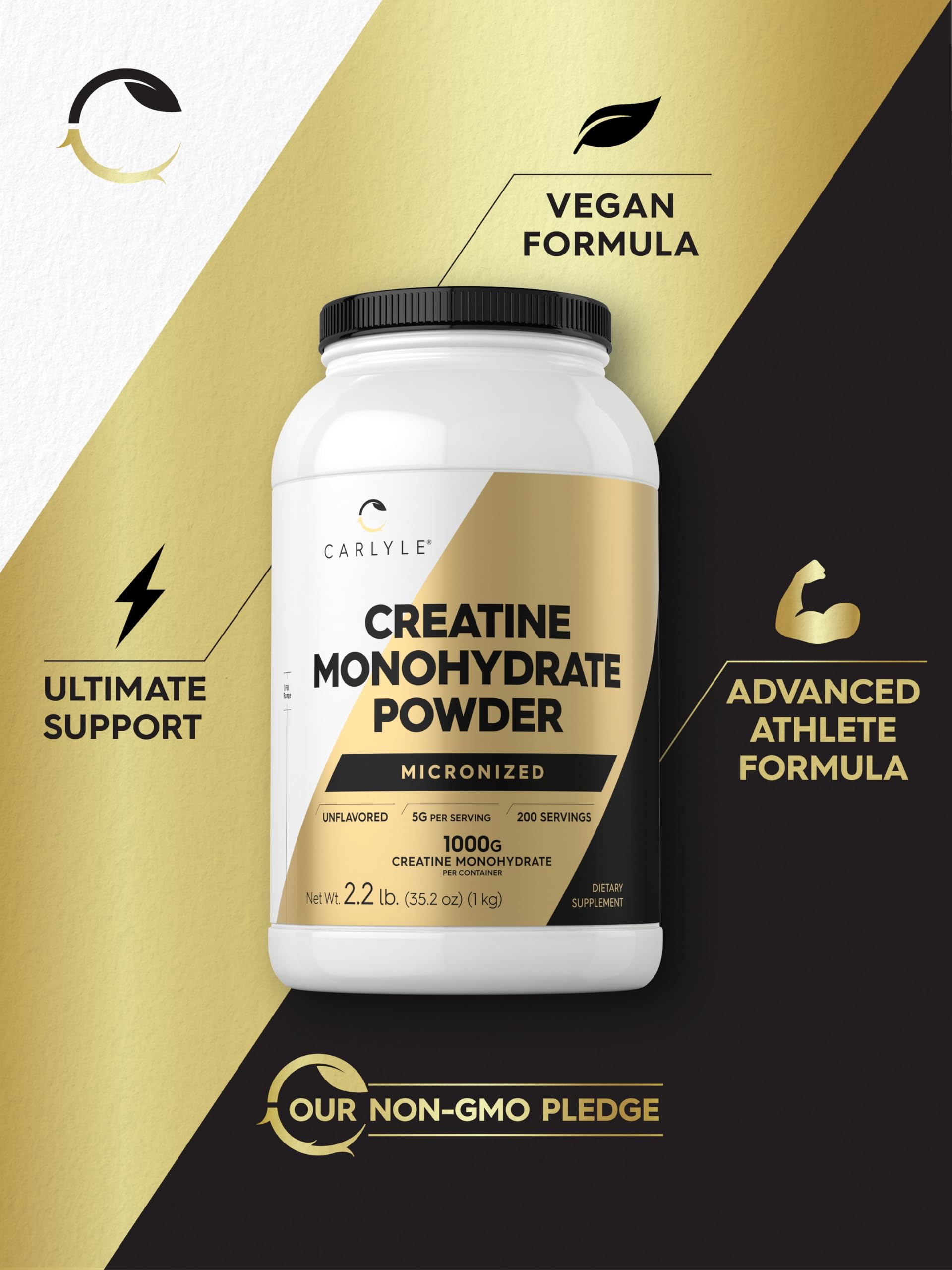 Carlyle Creatine Monohydrate 5000mg ingredient list