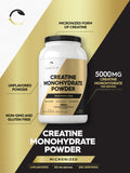Carlyle Creatine Monohydrate 5000mg unflavoured powder serving size