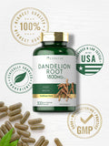 Carlyle Dandelion Root Capsules 1000mg capsules close-up