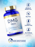 Carlyle Dimethylglycine 150mg capsules opened bottle