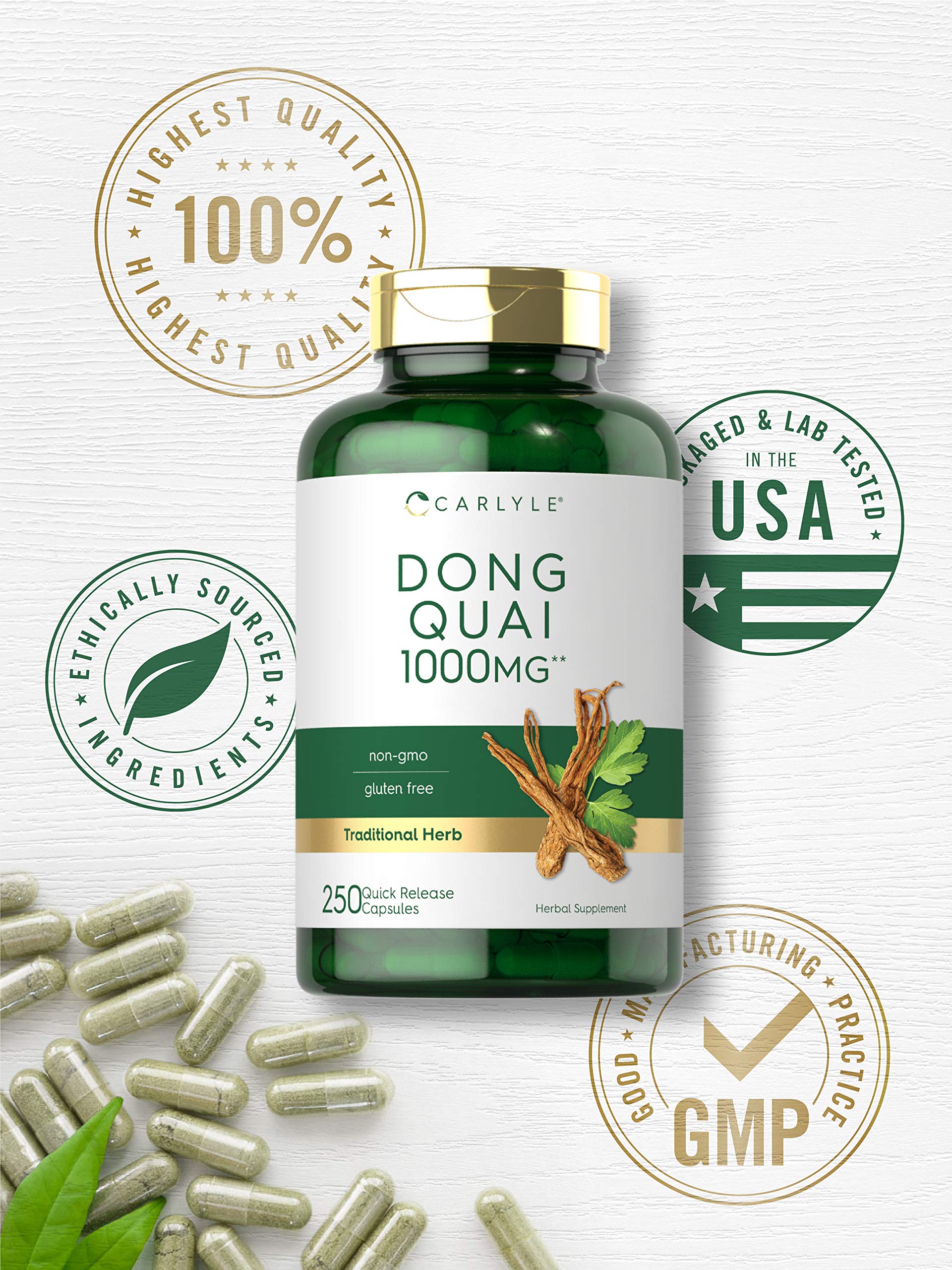 Carlyle Dong Quai Capsules in quick-release format