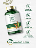 Carlyle Dong Quai Capsules ingredients list on bottle