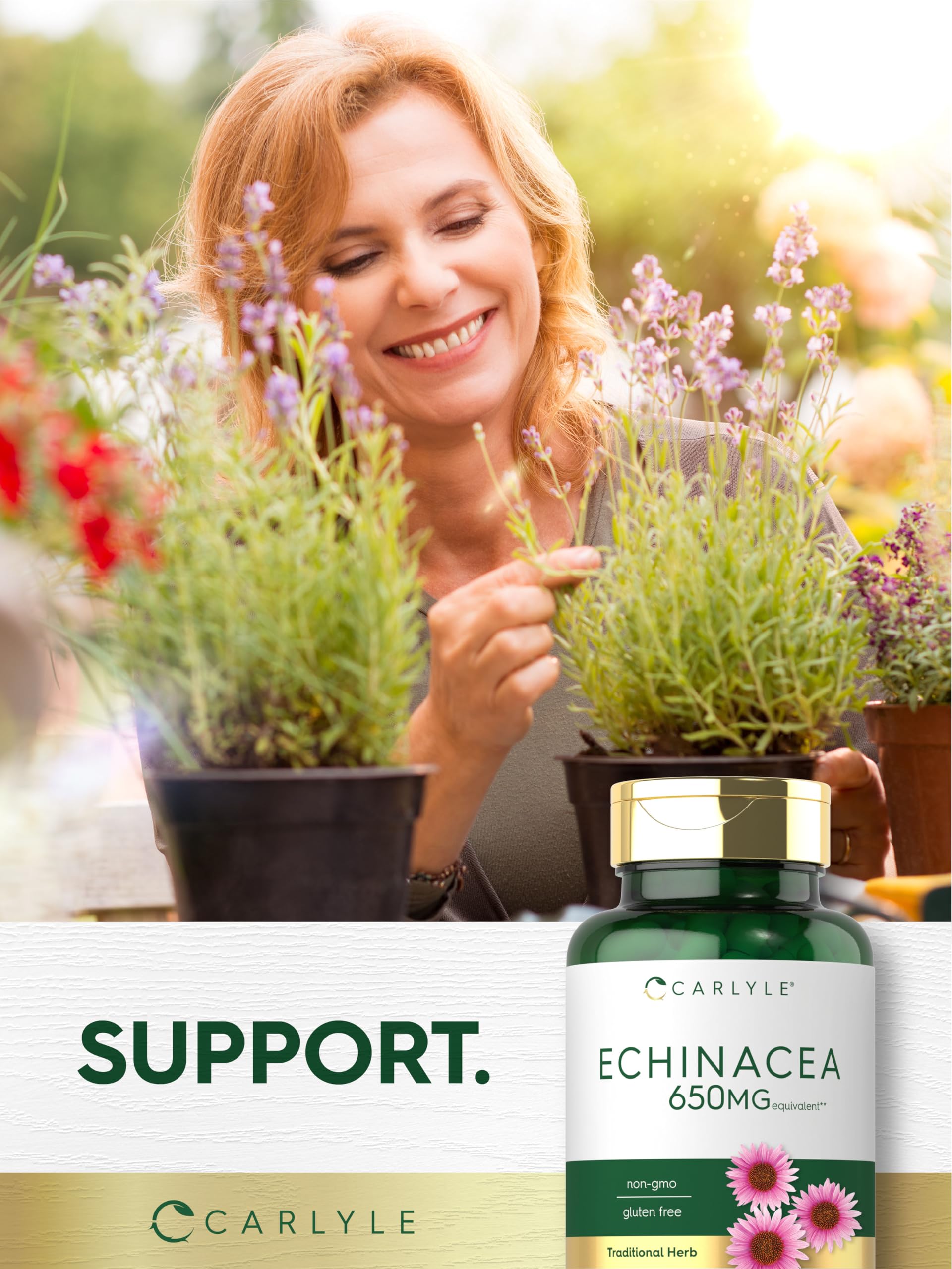 Carlyle Echinacea supplement side view