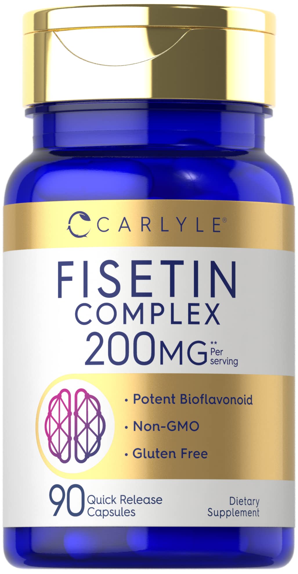Carlyle Fisetin Complex Blended Vitamin Supplement front view
