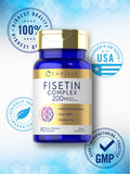 Carlyle Fisetin Complex Blended Vitamin Supplement ingredients list