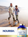 Carlyle Fish Oil 2000mg softgels with measuring spoon