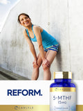 Carlyle Folic Acid 25,000 mcg capsules in a lifestyle setting