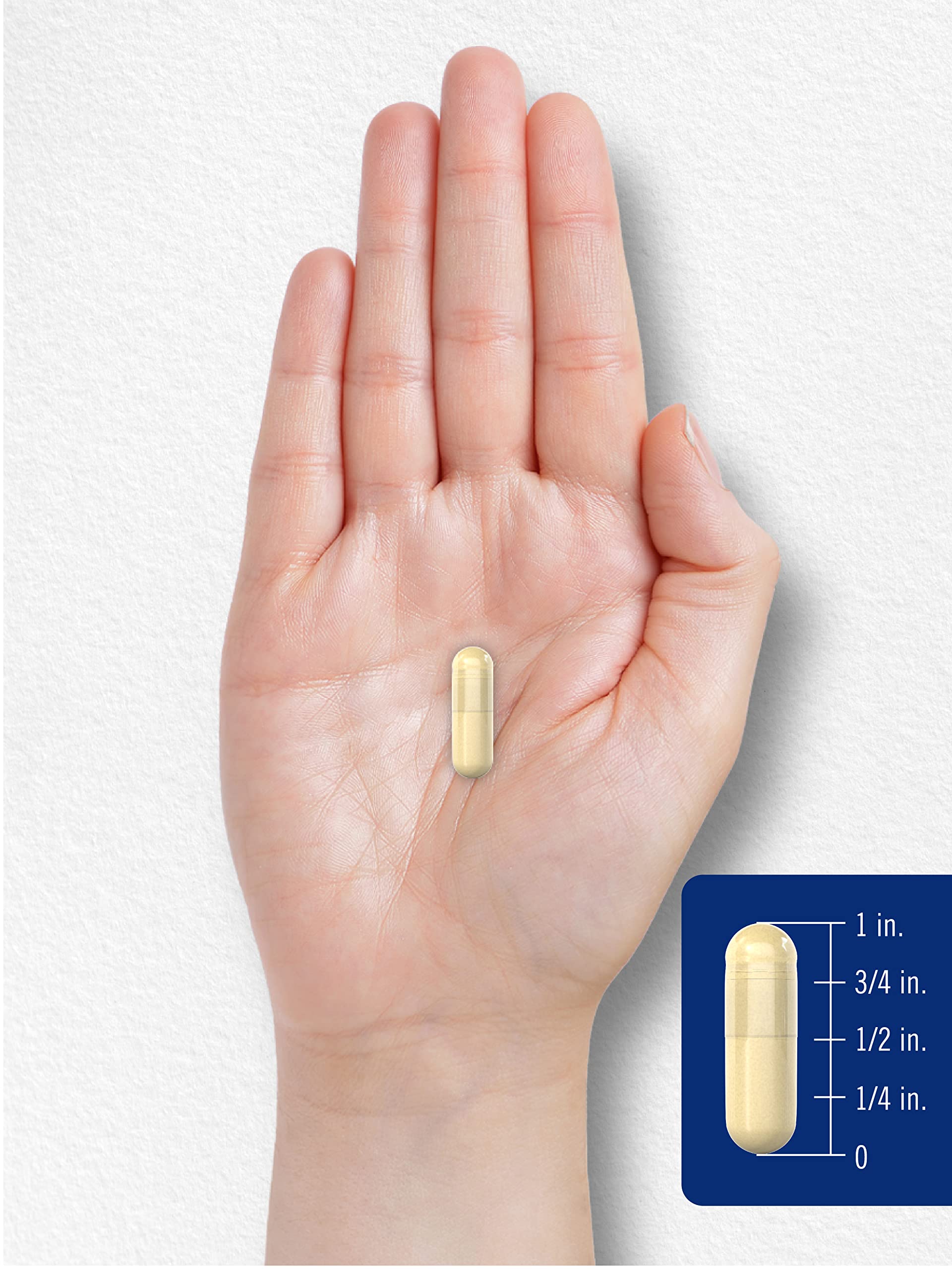 Carlyle Gelatin & Silica Capsules next to a glass of water