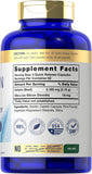 Carlyle Gelatin & Silica Capsules side view showing capsule details