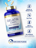 Carlyle Gelatin & Silica Capsules with a measuring spoon for dosage