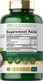 Carlyle Glucomannan 2400mg 200 capsules side view