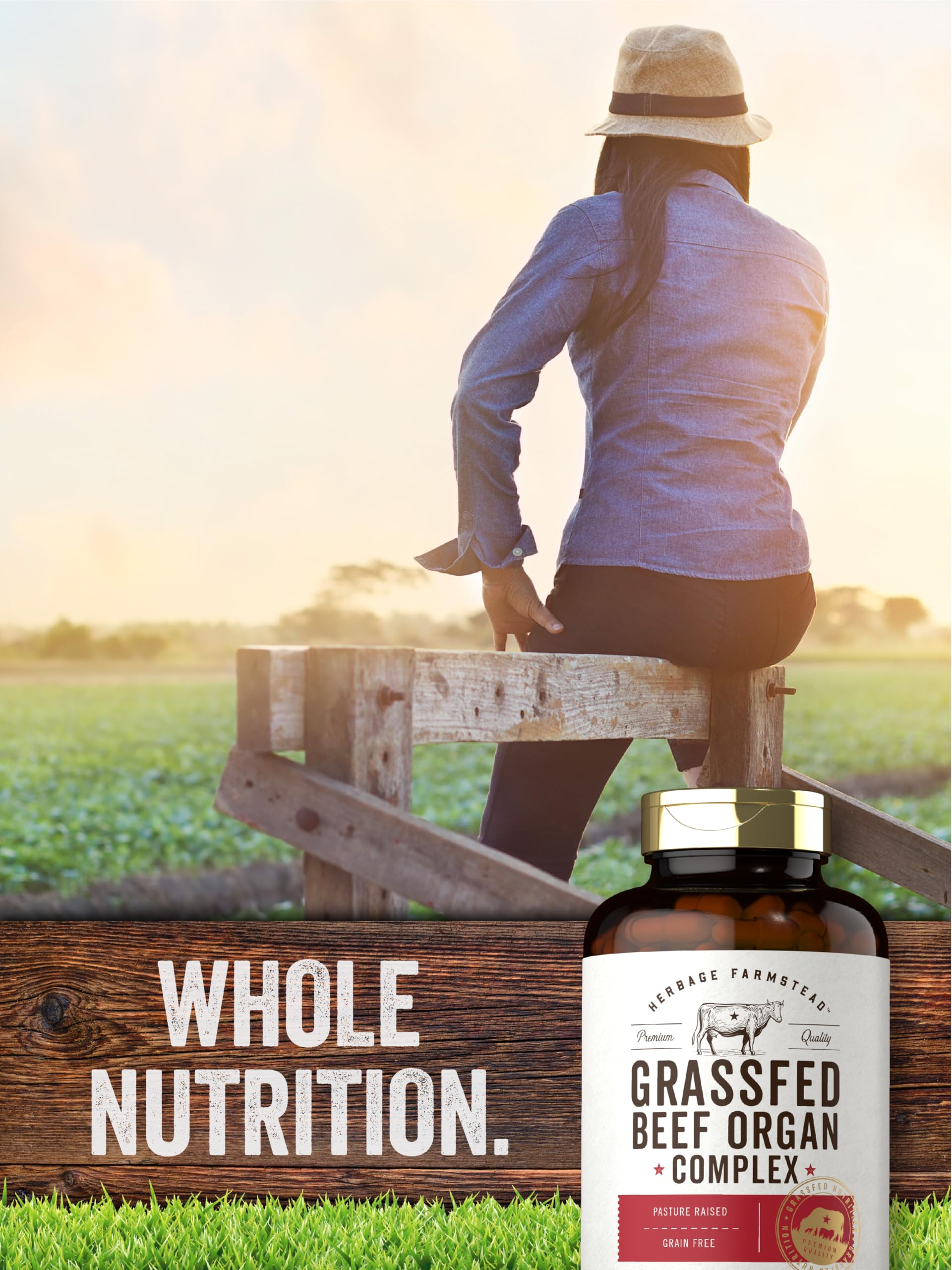 Carlyle Grassfed Beef Organs Supplement 650mg packaging