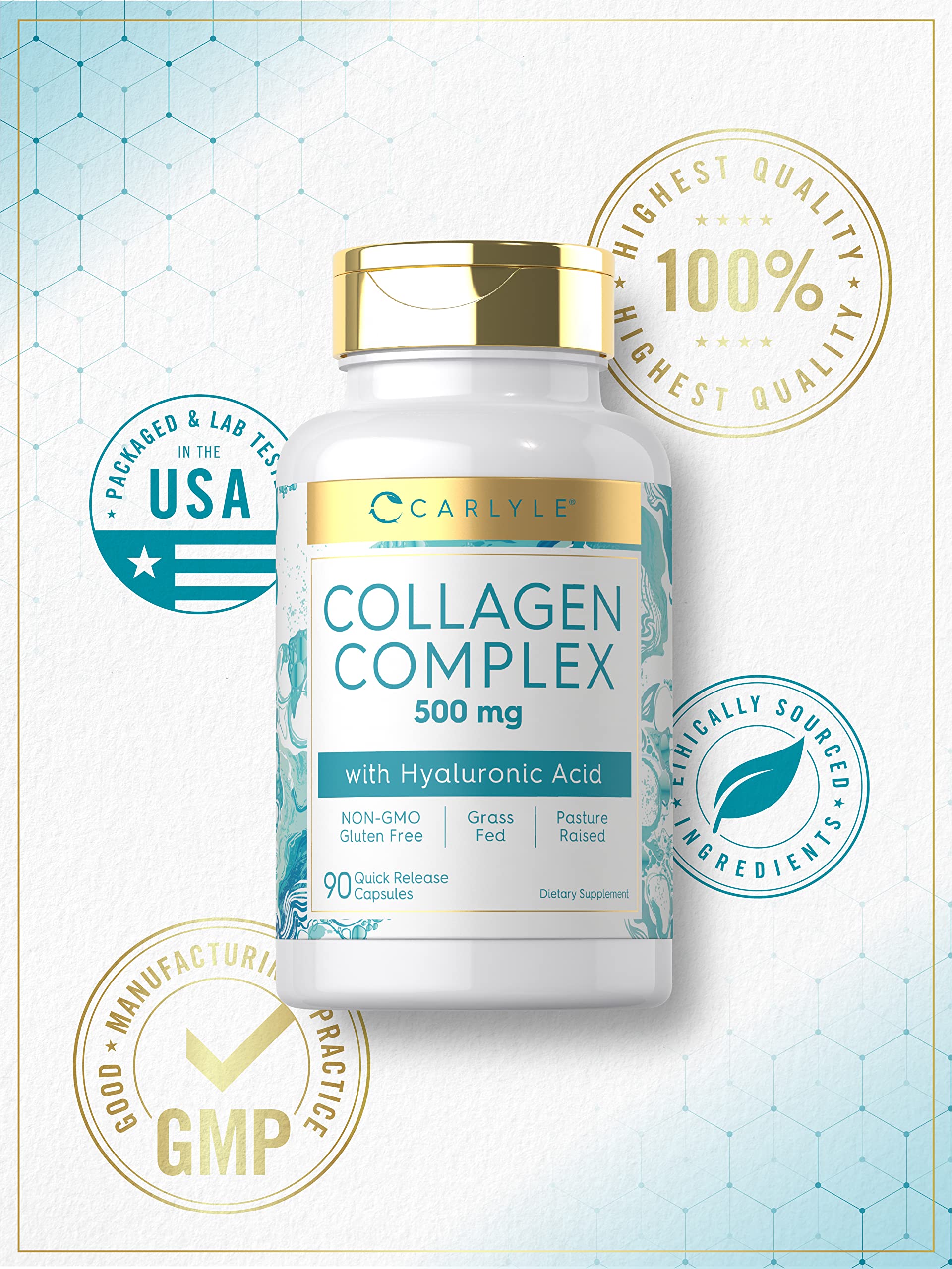 Carlyle Grassfed Collagen Complex ingredients list