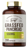 Carlyle Grassfed Pancreas Capsules 550mg front view