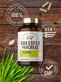 Carlyle Grassfed Pancreas Capsules 550mg nutritional information