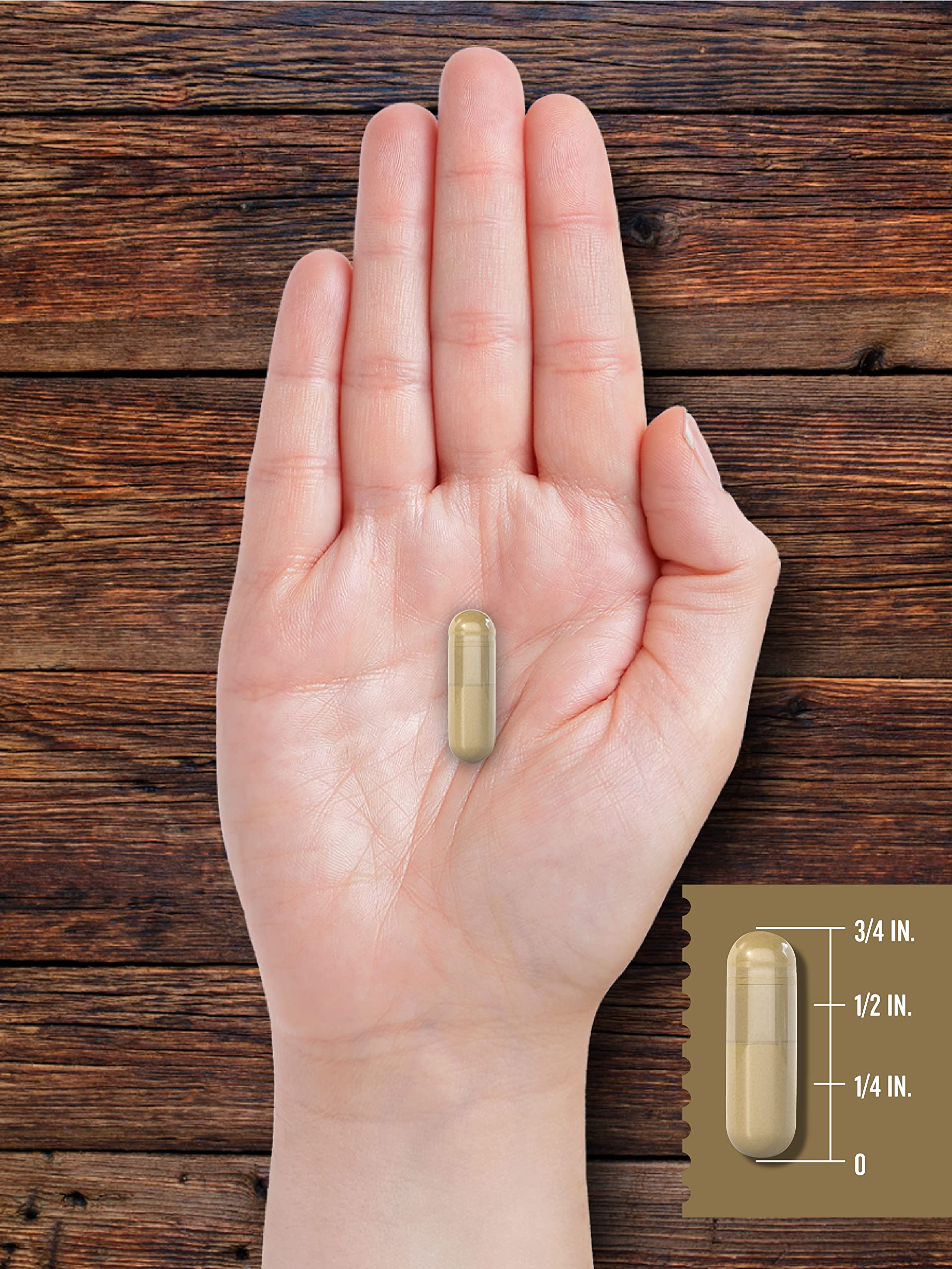 Carlyle Grassfed Thymus & Liver Capsules 2100mg with a measuring spoon