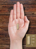 Carlyle Grassfed Thymus & Liver Capsules 2100mg with a measuring spoon
