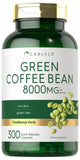 Carlyle Green Coffee Bean Extract 500mg capsules front view