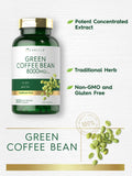 Carlyle Green Coffee Bean Extract 500mg capsules with measuring spoon