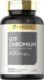 Carlyle GTF Chromium 600 mcg quick-release capsules front view