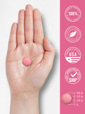 Carlyle Hair, Skin & Nails Gummies bottle with lid open