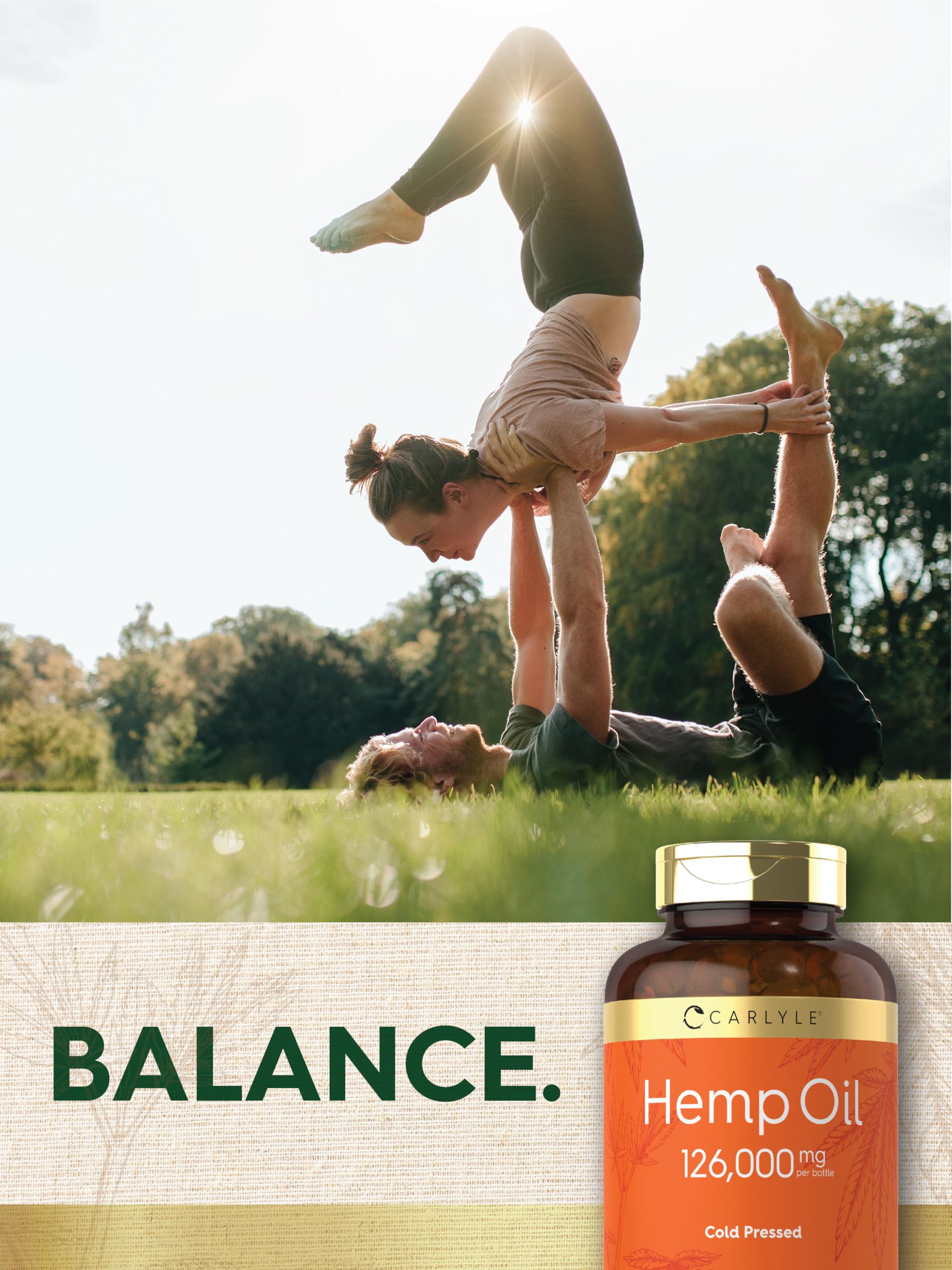 Carlyle Hemp Seed Oil Omega 3-6-9 Supplement ingredients list