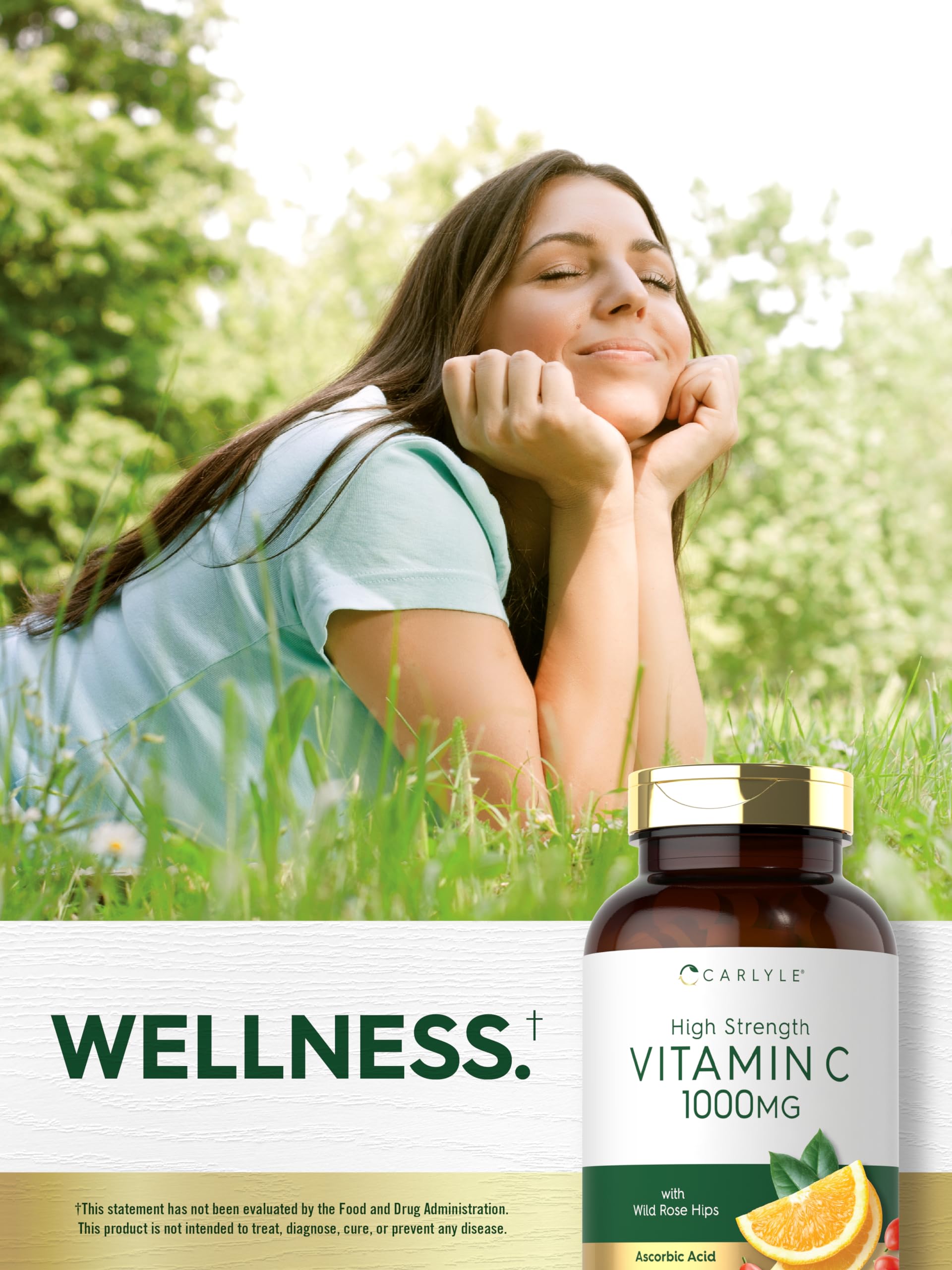 Carlyle High Strength Vitamin C 2000mg caplets ingredients list