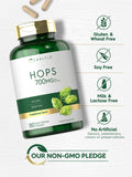Carlyle Hops Flower Capsules 700mg ingredients list
