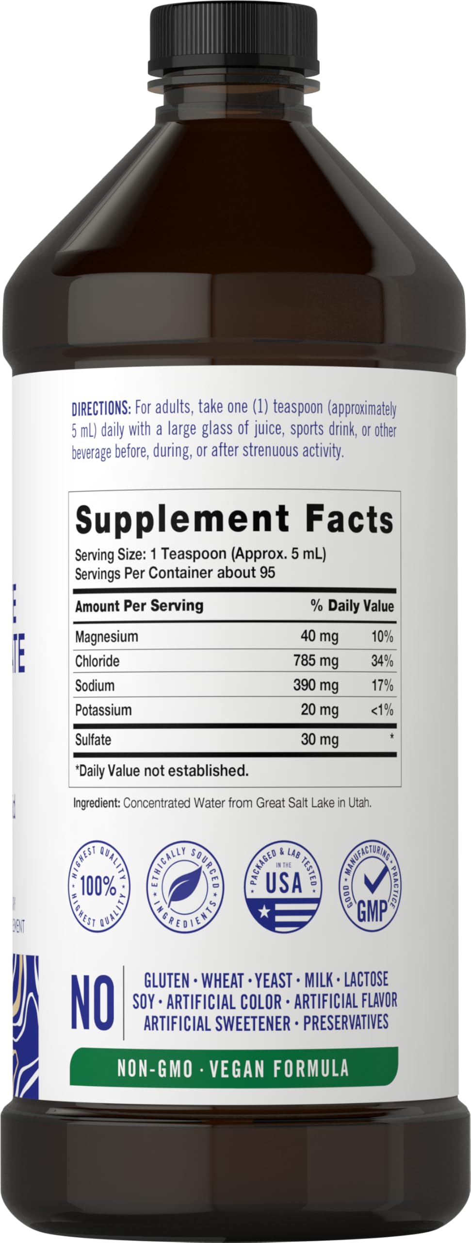 Carlyle Ionic Electrolyte Liquid 621g back view