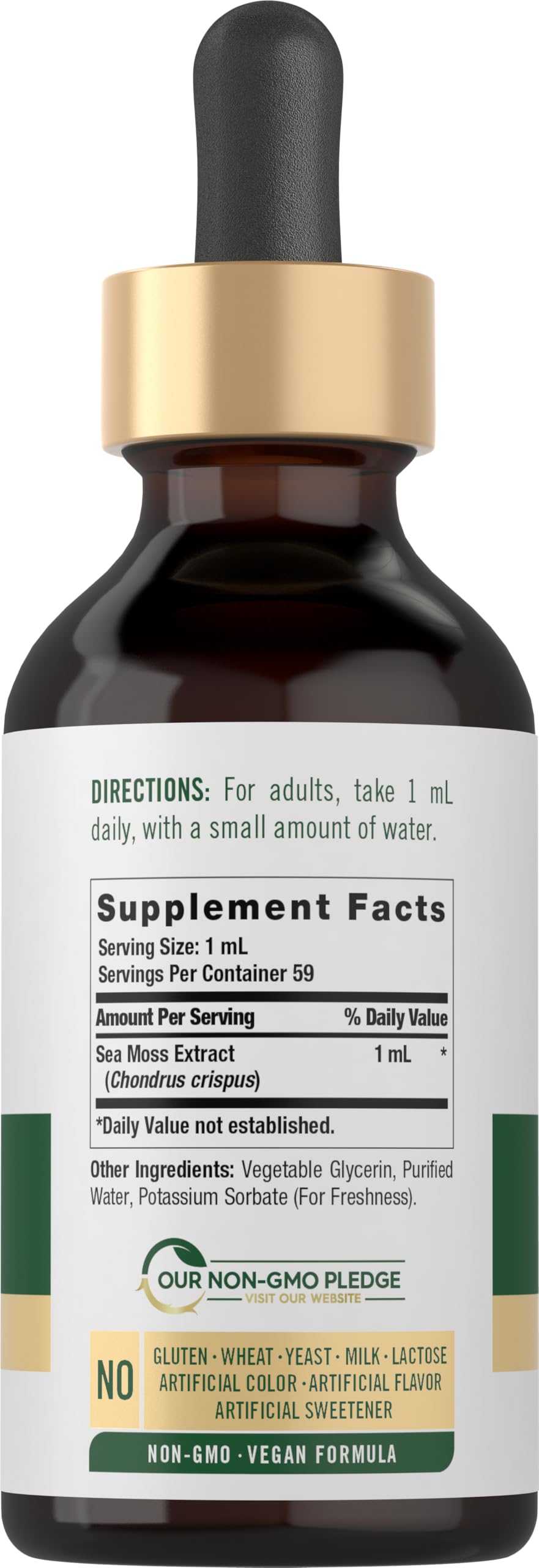 Carlyle Irish Sea Moss Herbal Supplement 141g side view