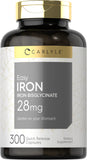 Carlyle Iron Bisglycinate 28mg 60 Capsules front view