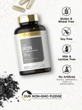 Carlyle Iron Bisglycinate 28mg 60 Capsules with ingredients