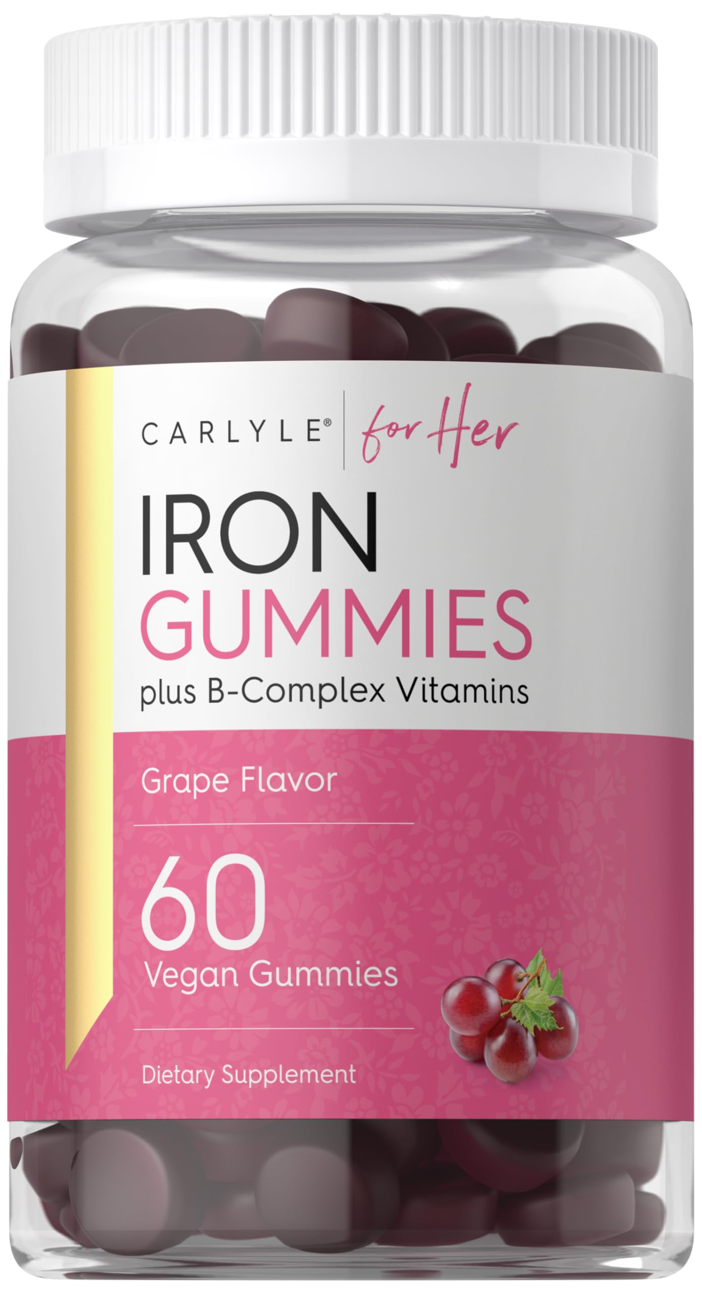 Carlyle Iron Gummies for Her front view packaging